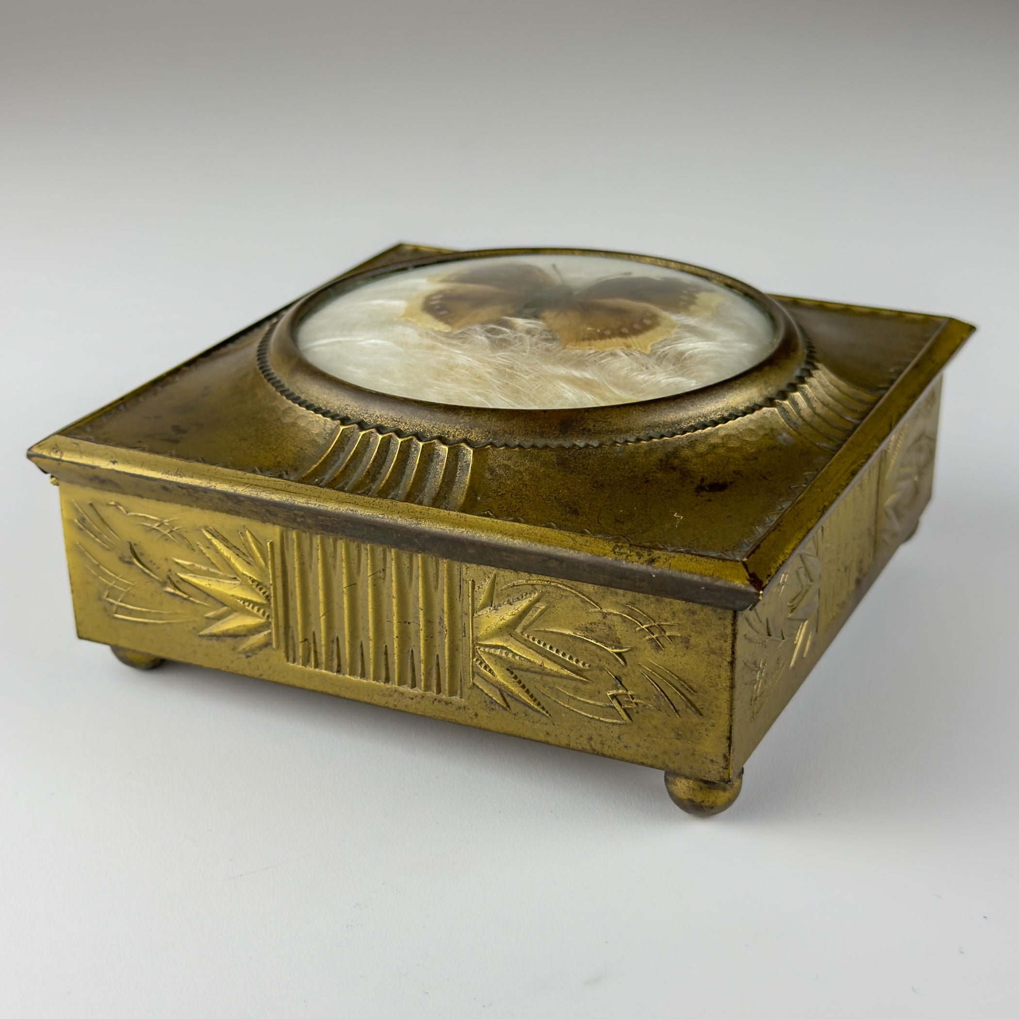 Vintage jewelry box by Dralle, Germany 1930s