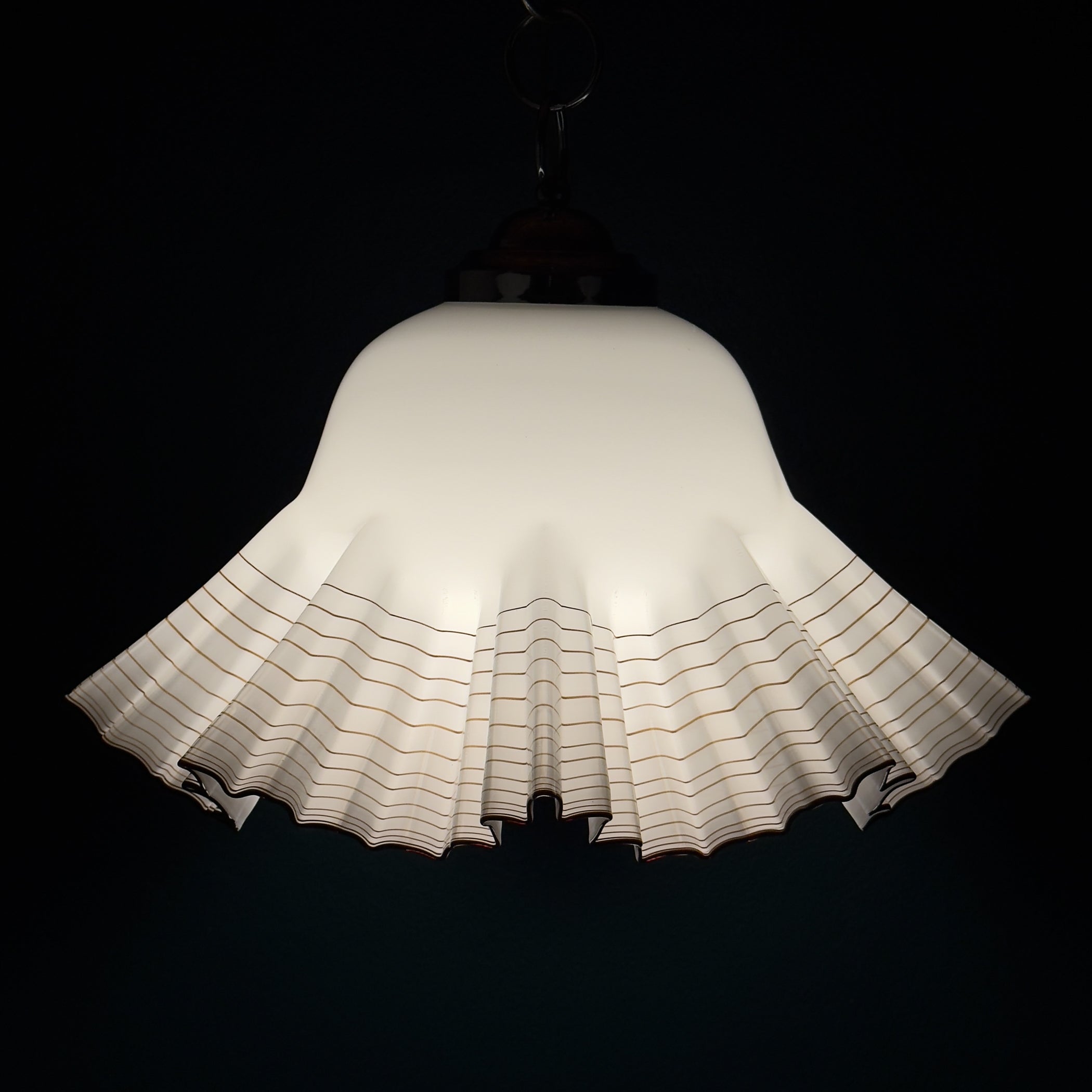 Vintage Murano pendant lamp by Vetreria De Majo, Italy 1970s