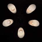 Vintage Stilnovo chandelier, Italy 1940-50s