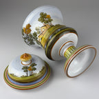 Vintage vase with lid by Lorenzo Di Stefano, Italy, late 20th Century