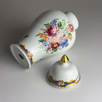 Vintage porcelain ginger jar by Limoges, France, 1970s