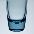 Original blue glass vase by Per Lütken for Holmegaard, Denmark, 1960s