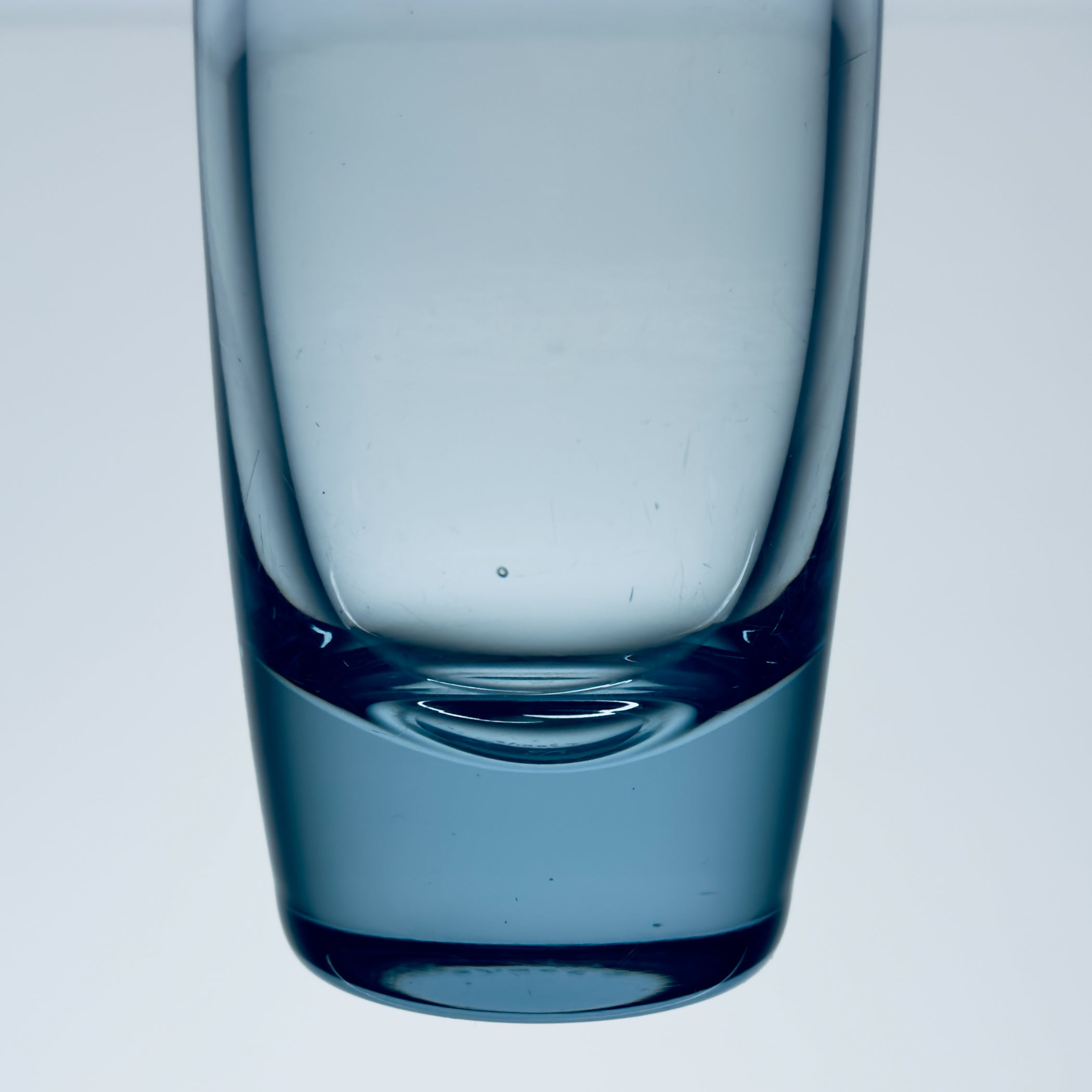 Original blue glass vase by Per Lütken for Holmegaard, Denmark, 1960s