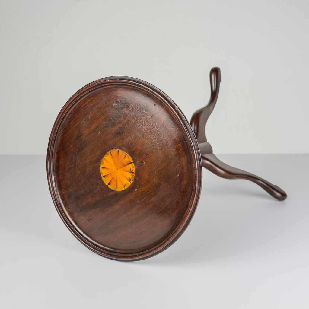Antique Mahogany Wine Table, England 1900s