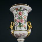 Vintage porcelain vase in the style of "Old Paris", China, Mid-20th Century