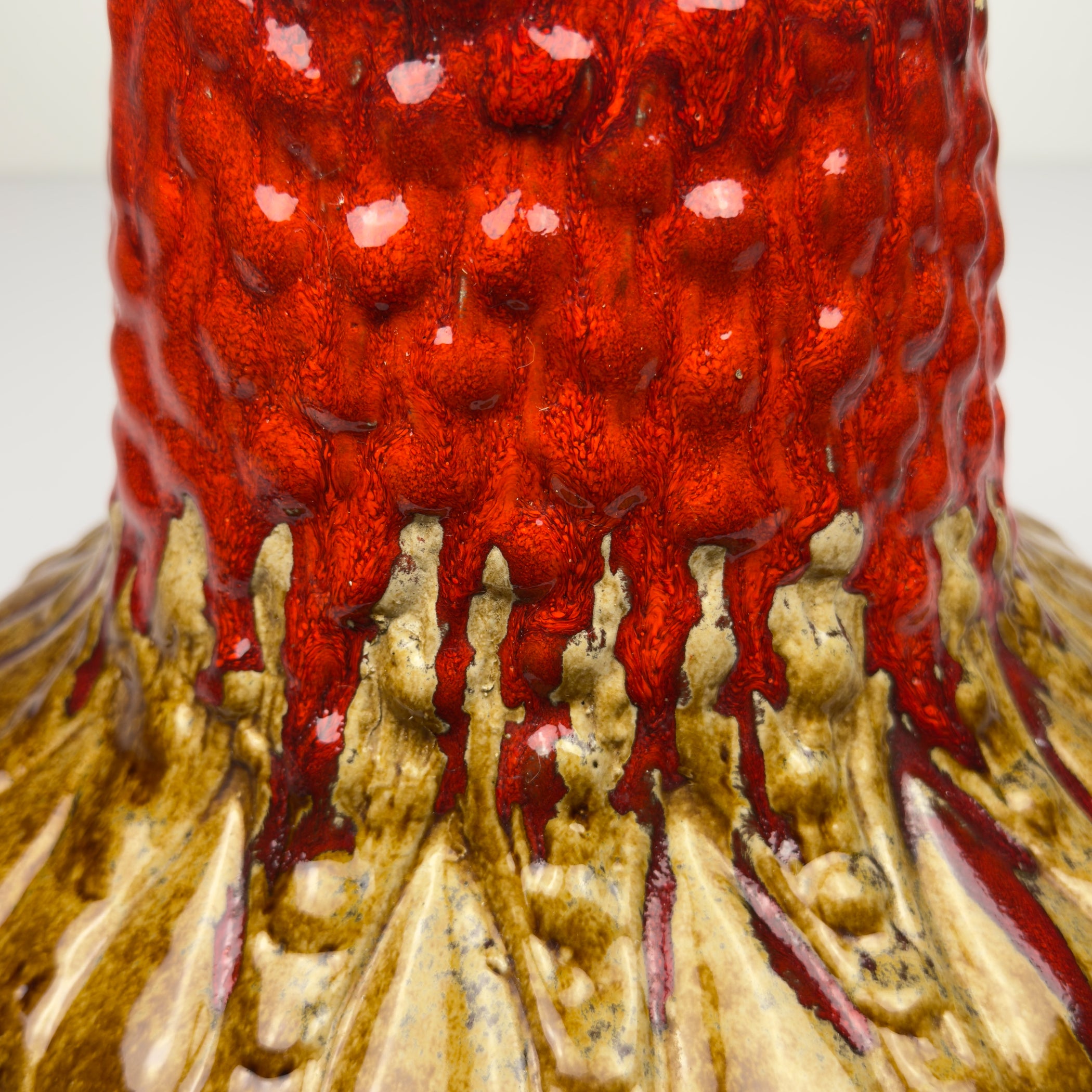 Vintage Ceramic table lamp LAVA by KIL Liboje, Yugoslavia, 1960s