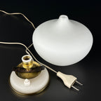 Vintage murano table lamp by Stilnovo, Italy 1950s, Mid-century modern design