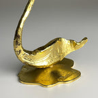 Vintage metal sculpture Bird by Salvino Marsura, Italy 1970s, Mid-century Modern