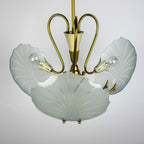 Antique chandelier, in style of Pietro Chiesa For Fontana Arte, Italy, 1930s