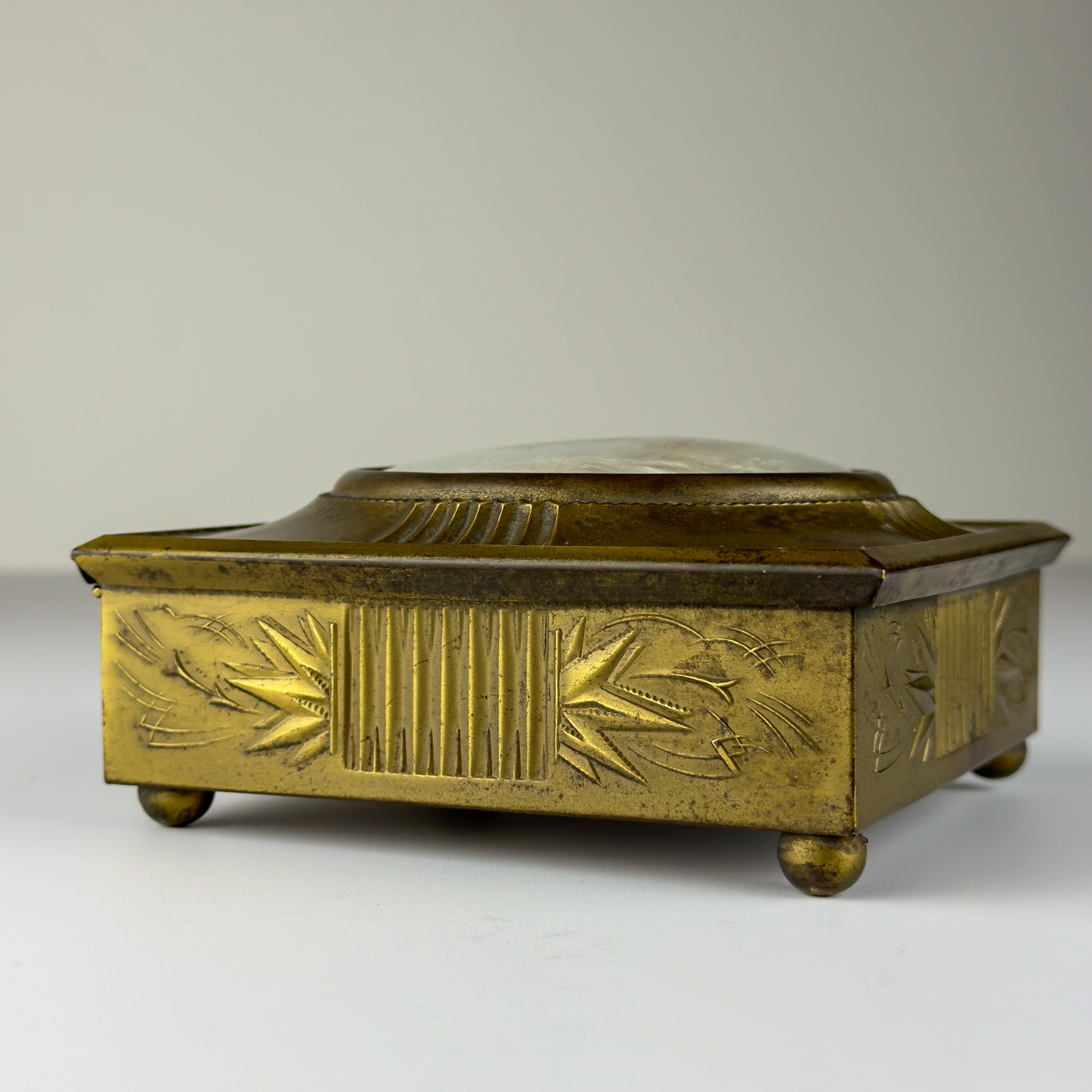 Vintage jewelry box by Dralle, Germany 1930s