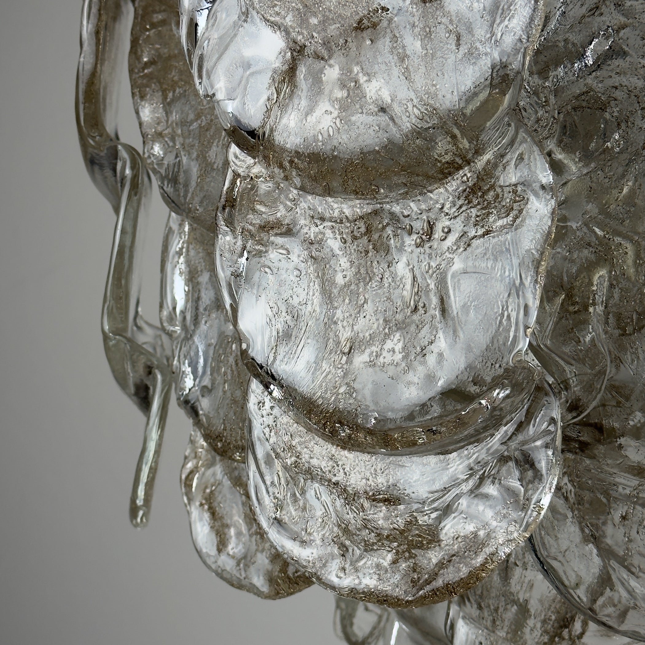Vintage Murano chandelier by Mazzega, Italy 1970s