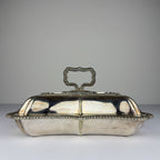 Antique Silver Plated Sheffield Serving Dish And Cover, England, early 20th century