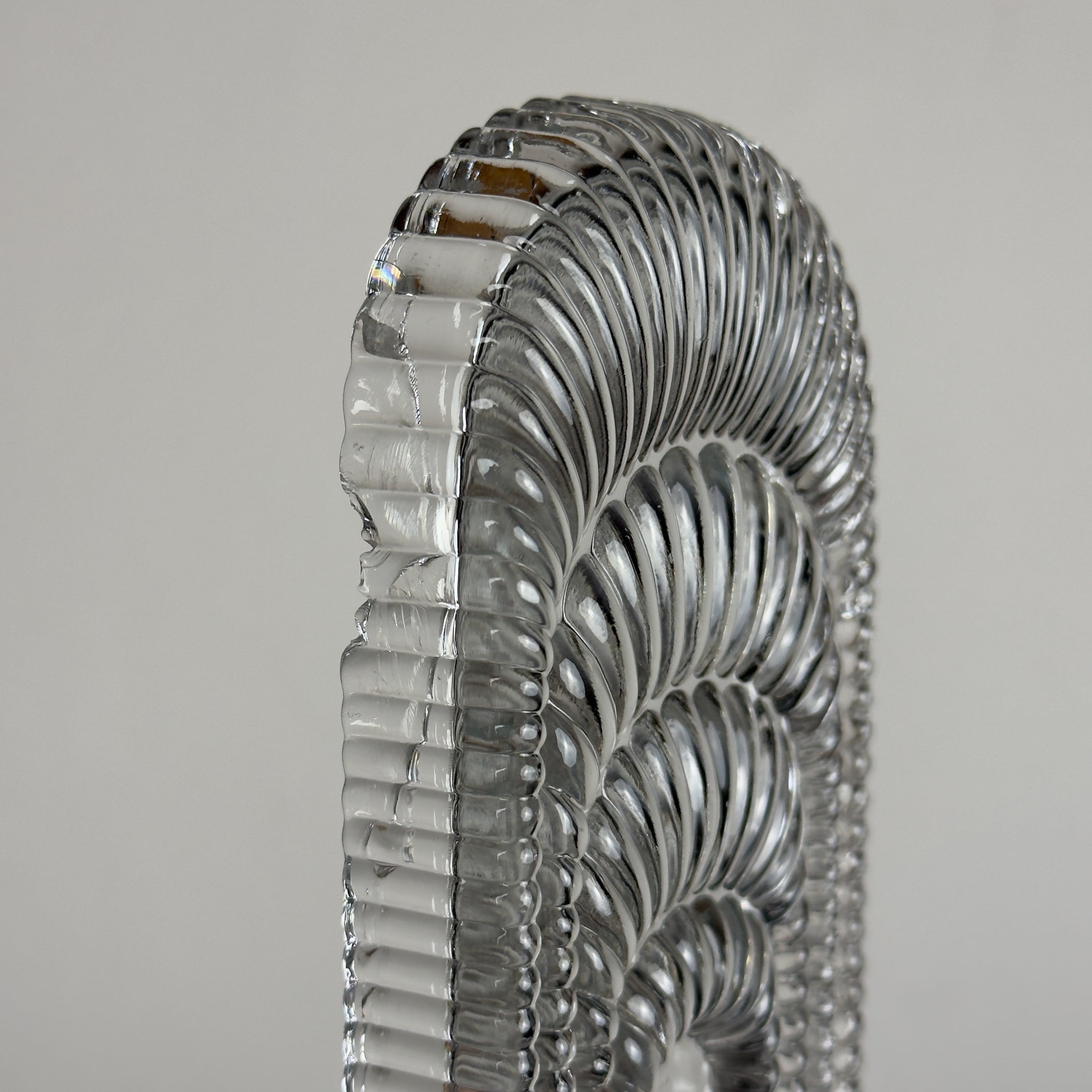 Vintage large crystal chandelier by Kaiser Leuchten, Germany 1960s