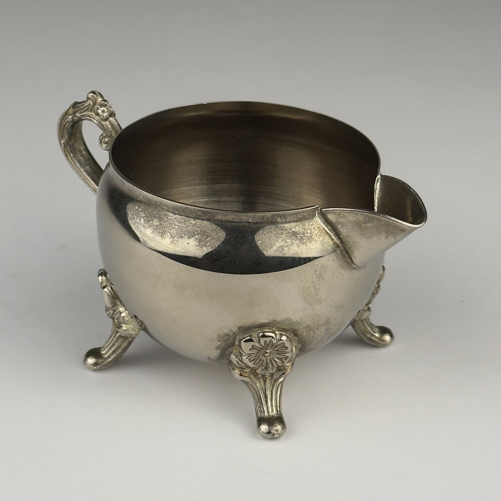 Vintage Metal Coffee or Tea Set of 3, Italy 1980s