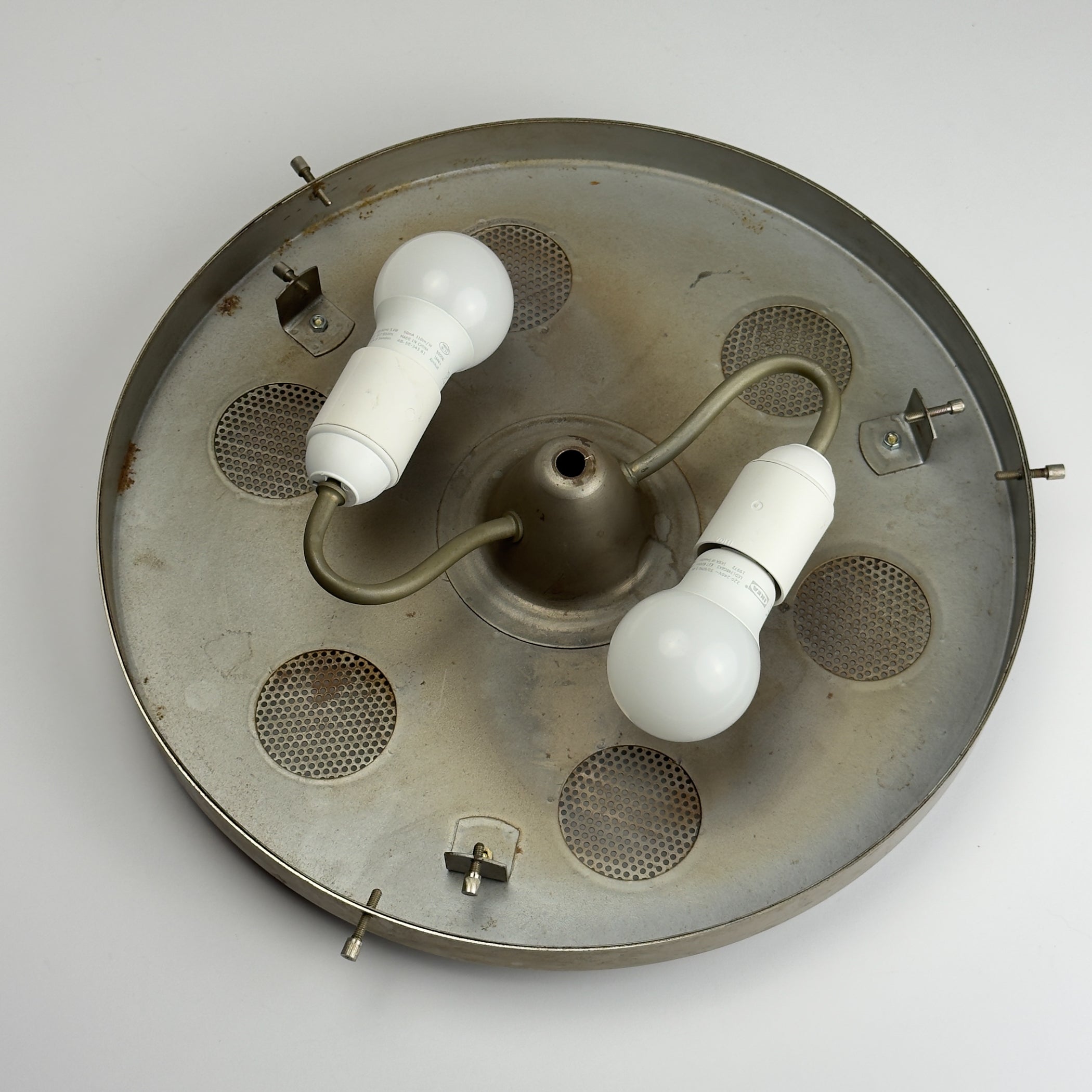 Original Murano table or ceiling lamp LS143, design Carlo Nason for AV Mazzega, Italy 1970s