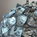 Antique chandelier on chains in Art Nouveau style, Austria, early 20th century