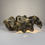 Original metal Brutalist wall lamp by Salvino Marsura, Italy 1970s