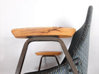 Vintage Lupina Lounge Chair by Niko Kralj, Stol Kamnik, 1970s Retro Office Chair