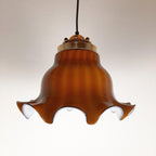 Vintage Pendant Lamp Petticoat by Peill & Putzler, Germany, 1970s