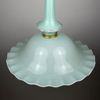 Vintage Murano glass pendant lamp by Venini, Italy 1970s, Mid-century Italian modern
