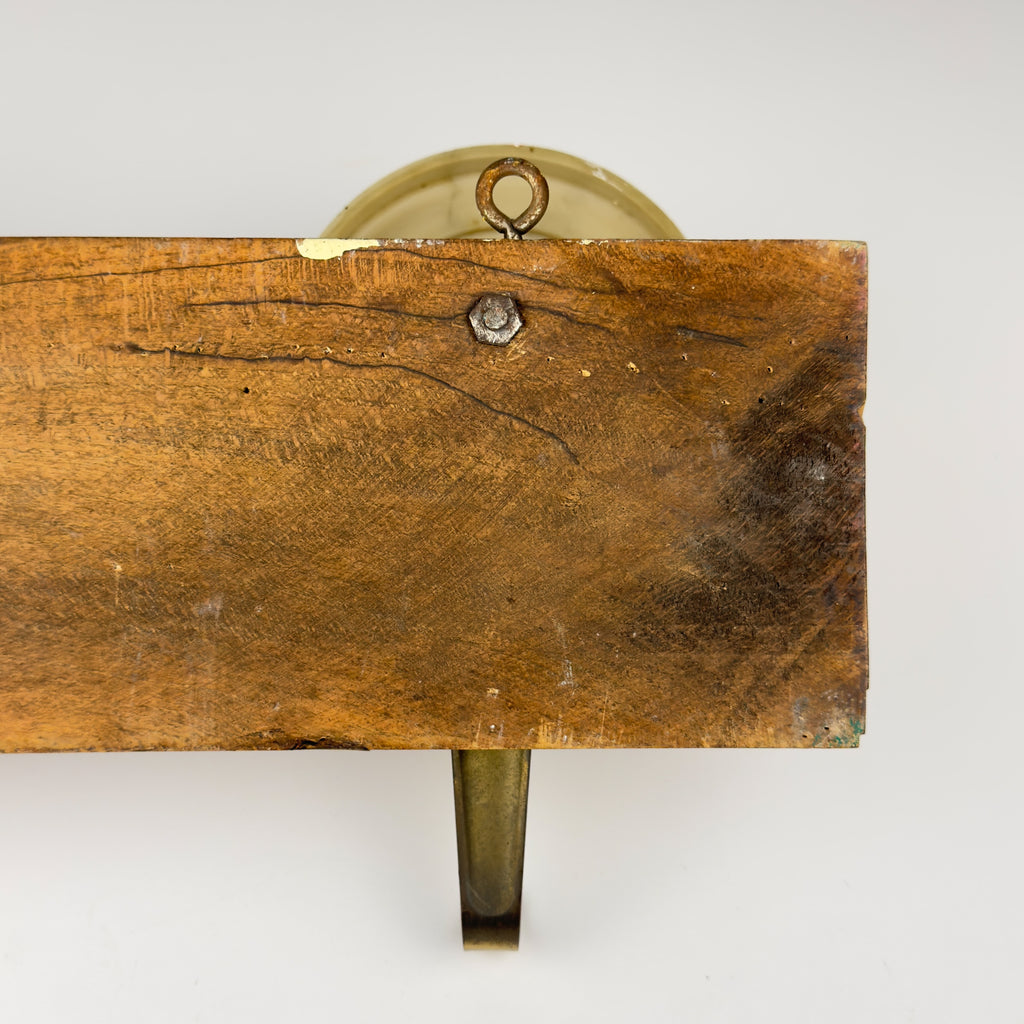 Vintage Art Deco brass & bakelite hanger, Italy 1950s
