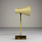 Vintage metal table lamp by Stilnovo, Italy 1950s