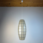 Vintage Capiz Shell Pendant Lamp, Italy 1960s