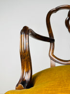 Vintage dining chair with arms, Italy 1950s