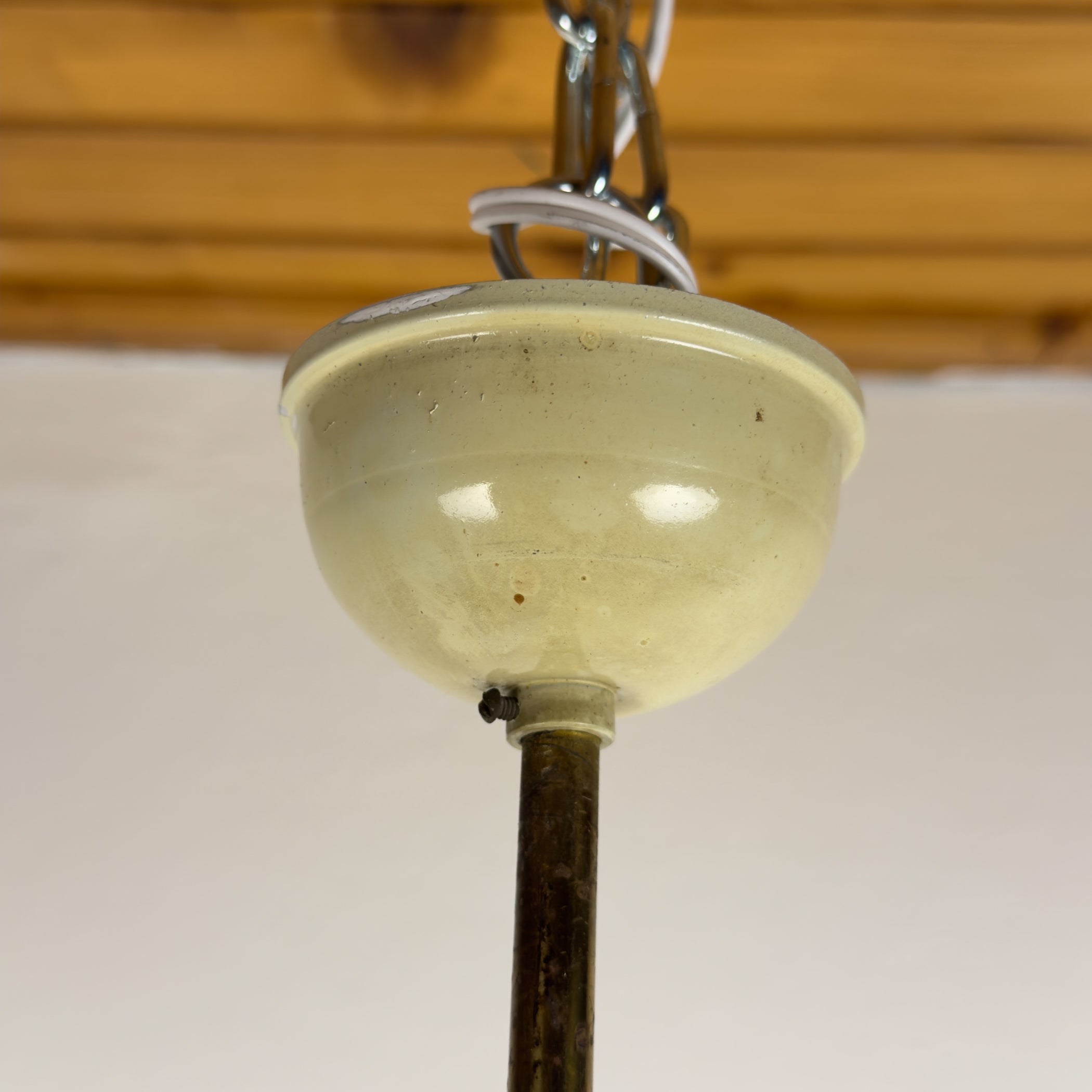 Antique chandelier, in style of Pietro Chiesa For Fontana Arte, Italy, 1930s
