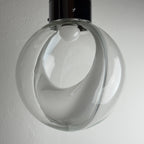 Vintage pendant lamp Membrane by Toni Zuccheri for Venini, Italy 1960s
