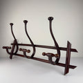 Antique Wooden Coat Rack, Italy 1930s