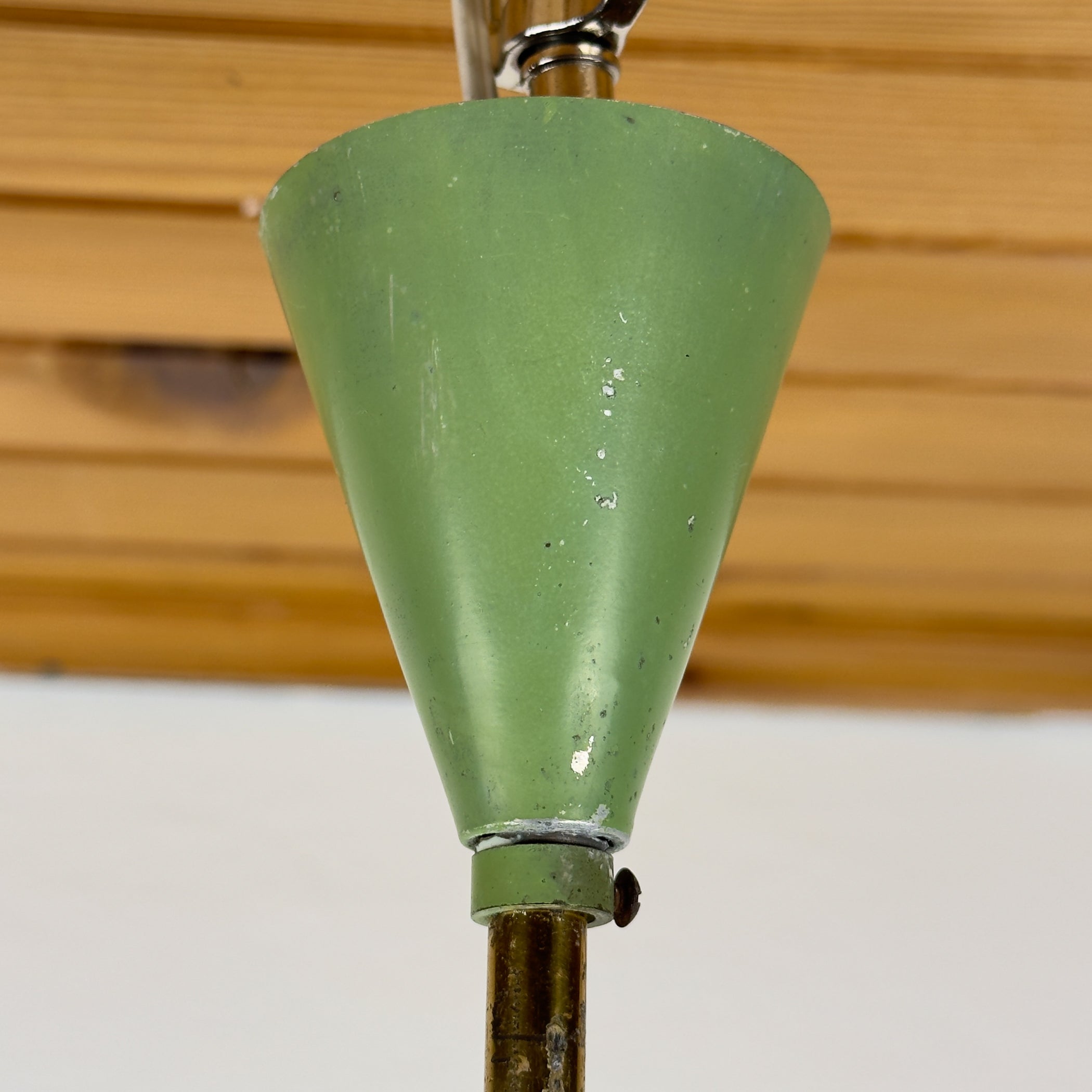 Vintage Stilnovo chandelier, Italy 1940-50s