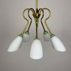 Vintage Stilnovo chandelier, Italy 1940-50s