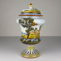 Vintage vase with lid by Lorenzo Di Stefano, Italy, late 20th Century