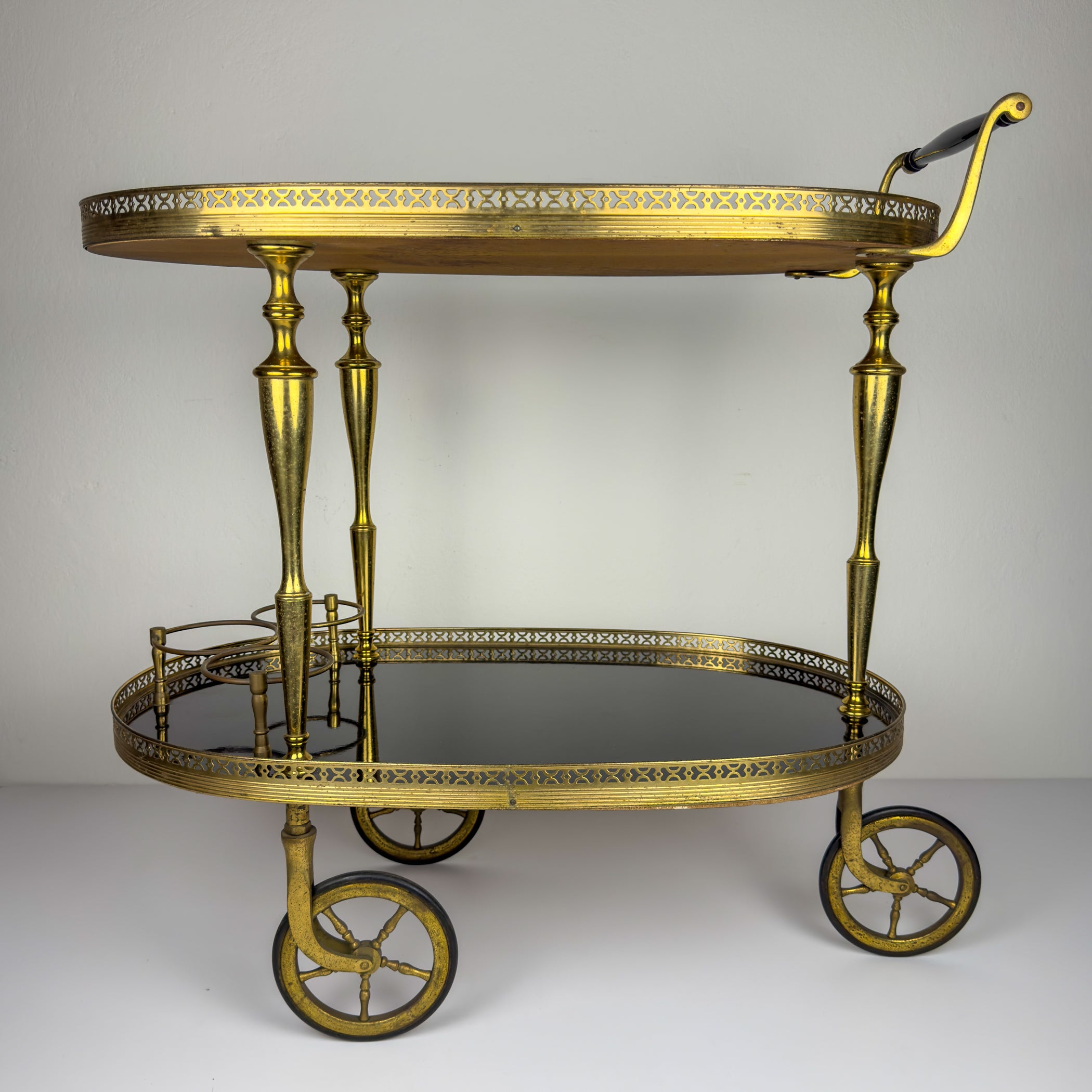 Vintage Bar Cart, Italy 1960s, Mid-Century modern
