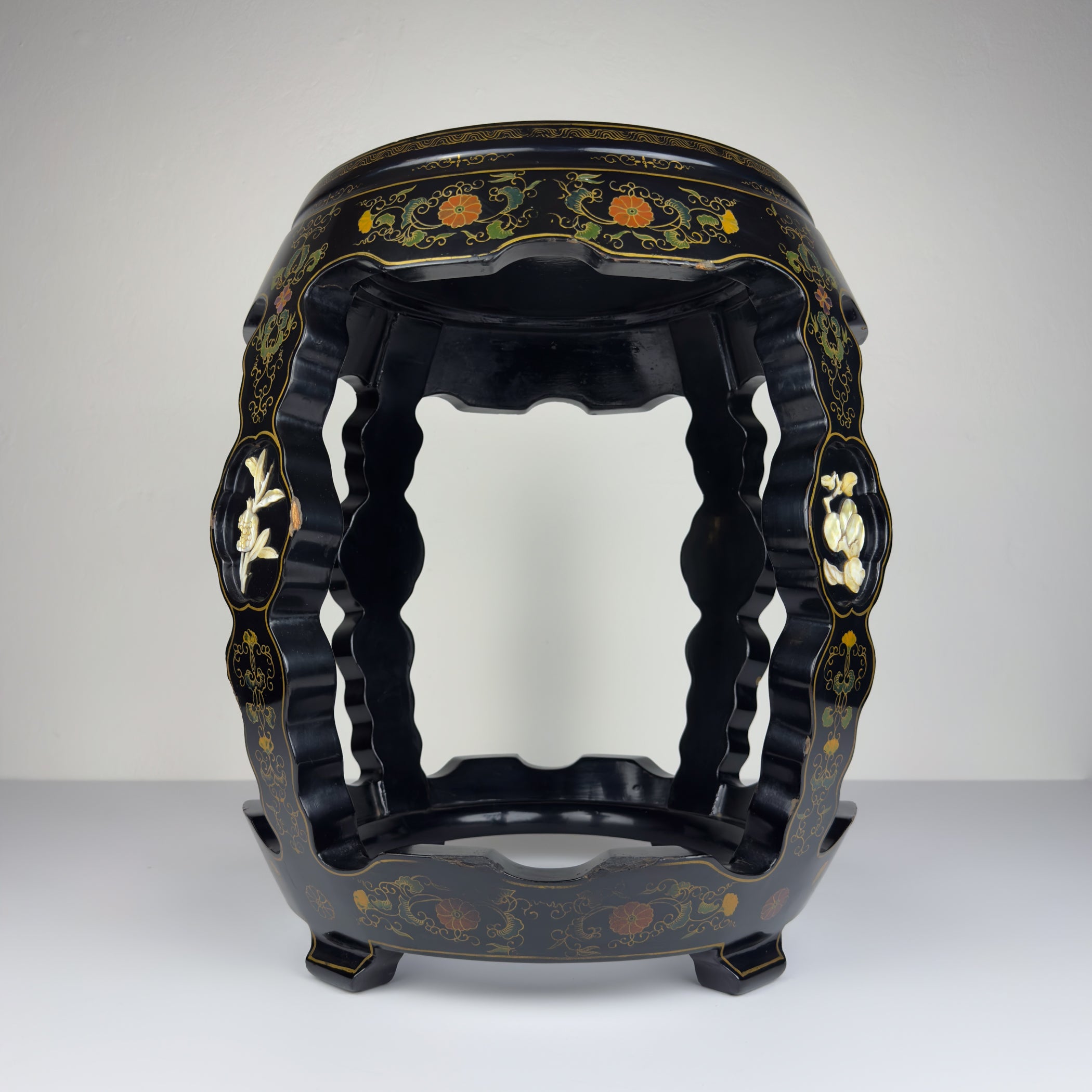 Mid-Century Italian Table, Style Chinoiserie, 1960s
