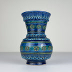 Vintage ceramic vase Rimini Blue, design Aldo Londi, Bitossi Italy 1970s