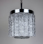 Vintage murano glass chandelier Tronchi by Toni Zuccheri for Venini, Italy 1960s