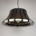 Vintage metal pendant lamp by Elio Martinelli for Martinelli Luce, Italy 1960s