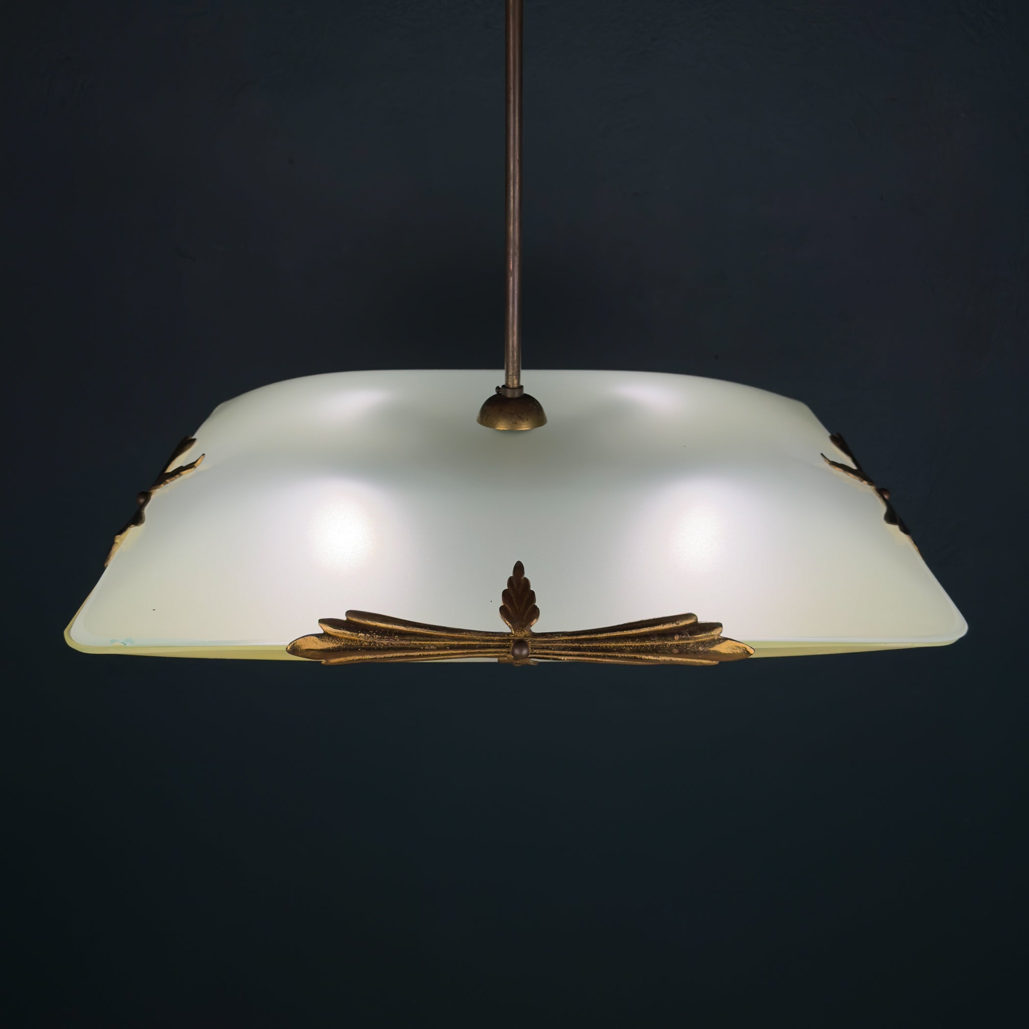 Art Deco Vintage Chandelier, Italy 1930s