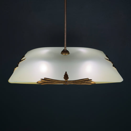 Art Deco Vintage Chandelier, Italy 1930s