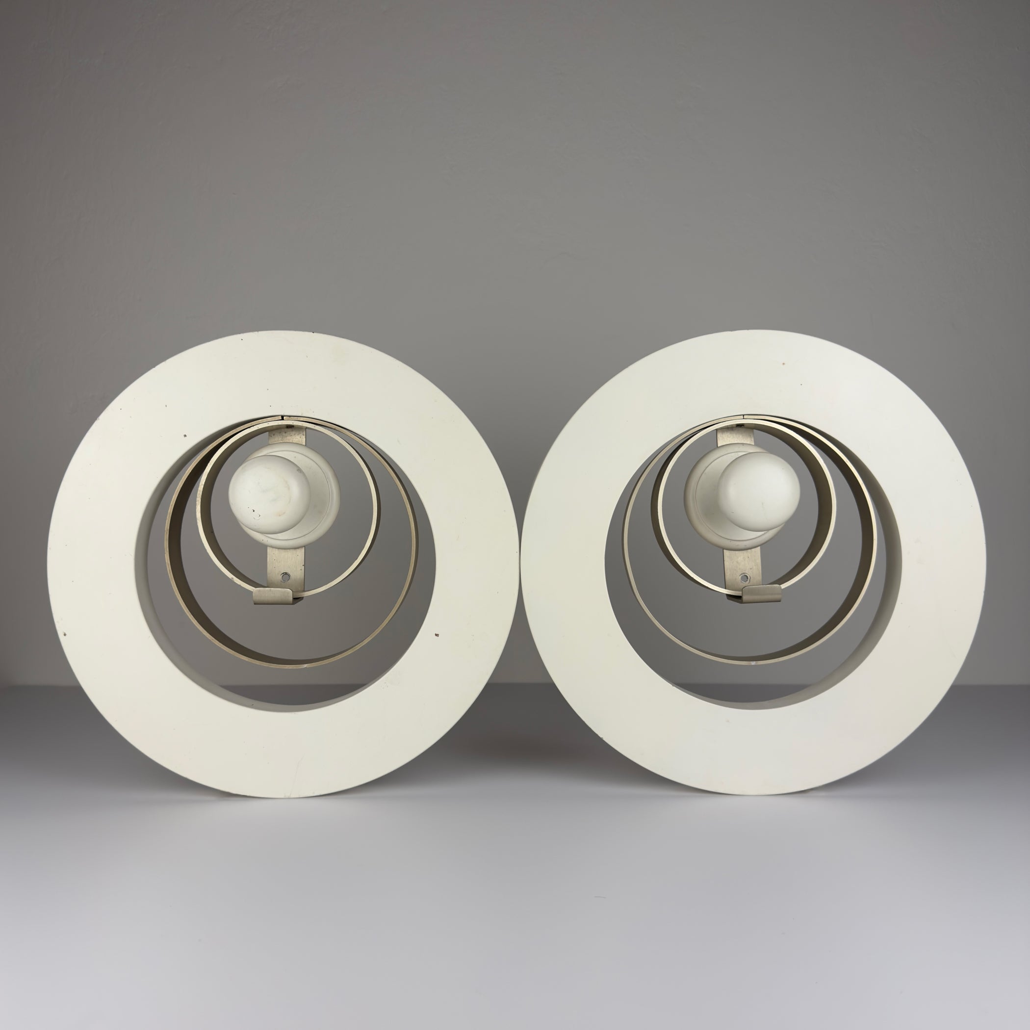 1 of 2 Mid-century wall hanger Space Age, Italy, 1970s, Vintage home decor