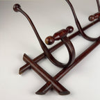Antique Wooden Coat Rack, Italy 1930s