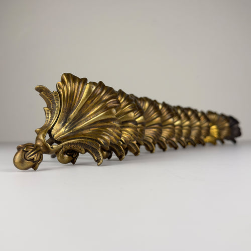 Antique bronze furniture handles, Italy, 1930s, Vintage home decor