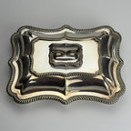 Antique Silver Plated Sheffield Serving Dish And Cover, England, early 20th century