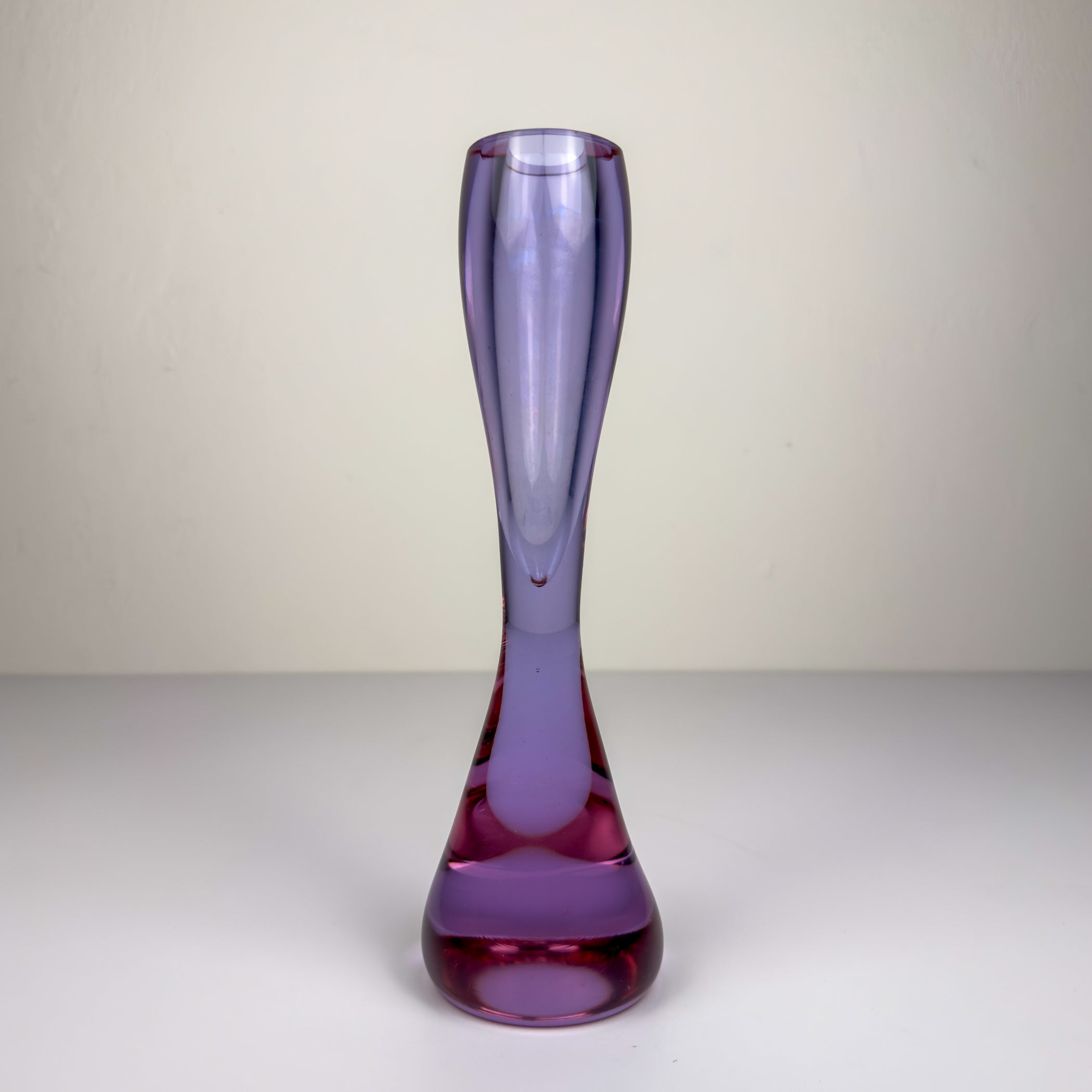 Vintage pink murano vase, Italy, 1970s