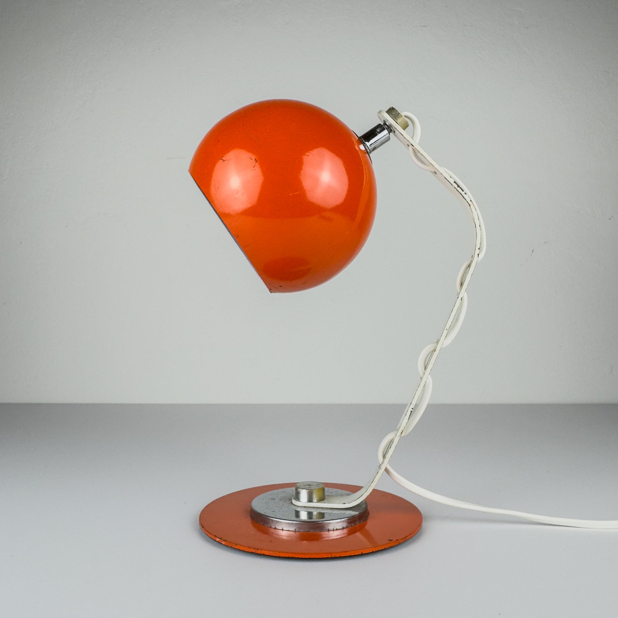 Mid-Century Eyeball Desk Lamp, Italy, 1970s