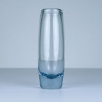 Original blue glass vase by Per Lütken for Holmegaard, Denmark, 1960s
