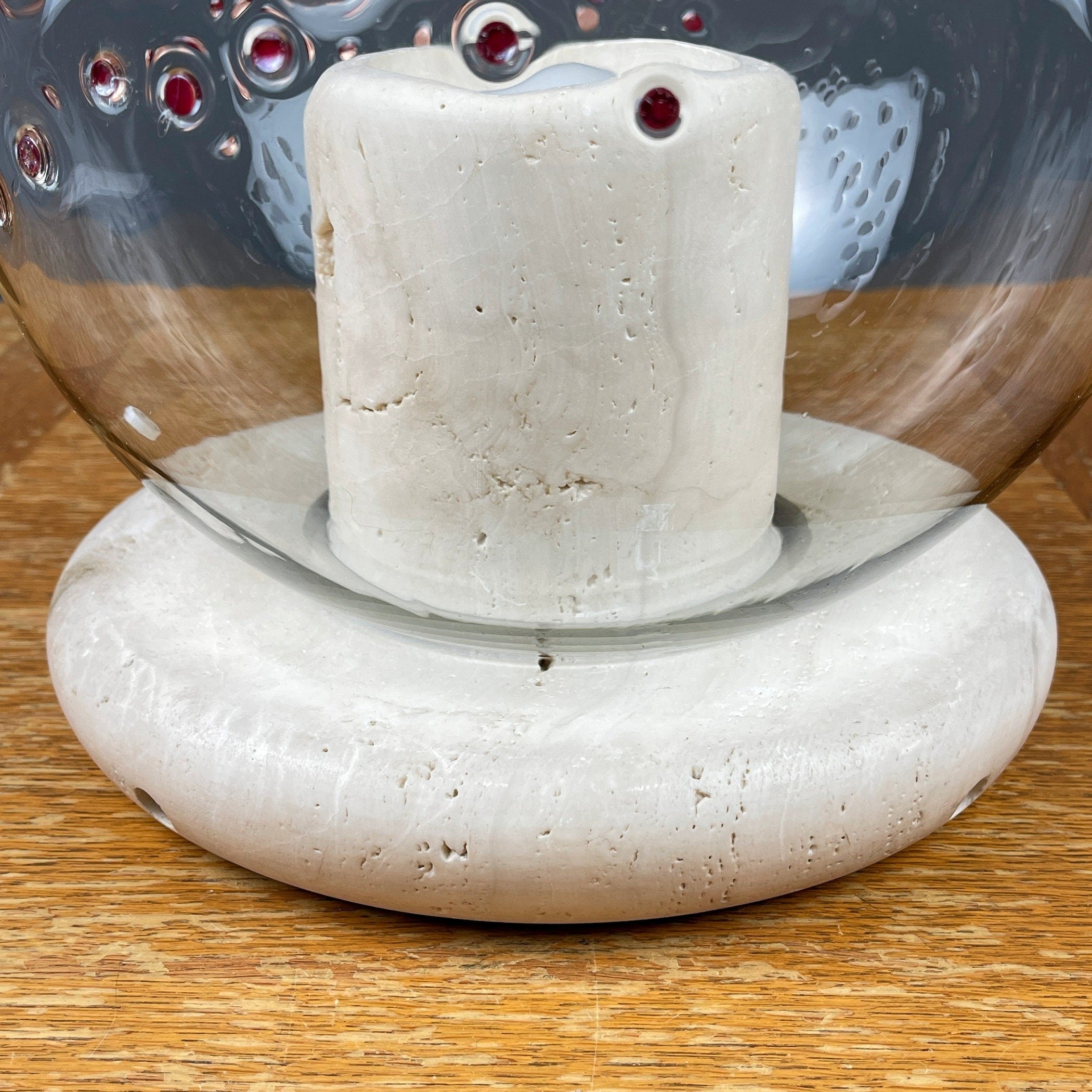 Murano Glass Table Lamp by La Murrina Italy 1970s Mid-century Modern Italian lighting