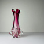 Vintage Murano vase Chambord by Fratelli Toso, Italy 1960s